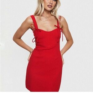 knee length dresses for ladies Mayzie Mini Dress White main image 0
